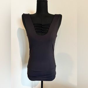 Women’s - Buckle Black Tank Top